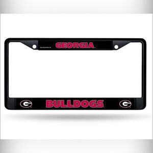 Rico Georgia Bulldogs License Plate Frame Metal Frame 6x12.25
